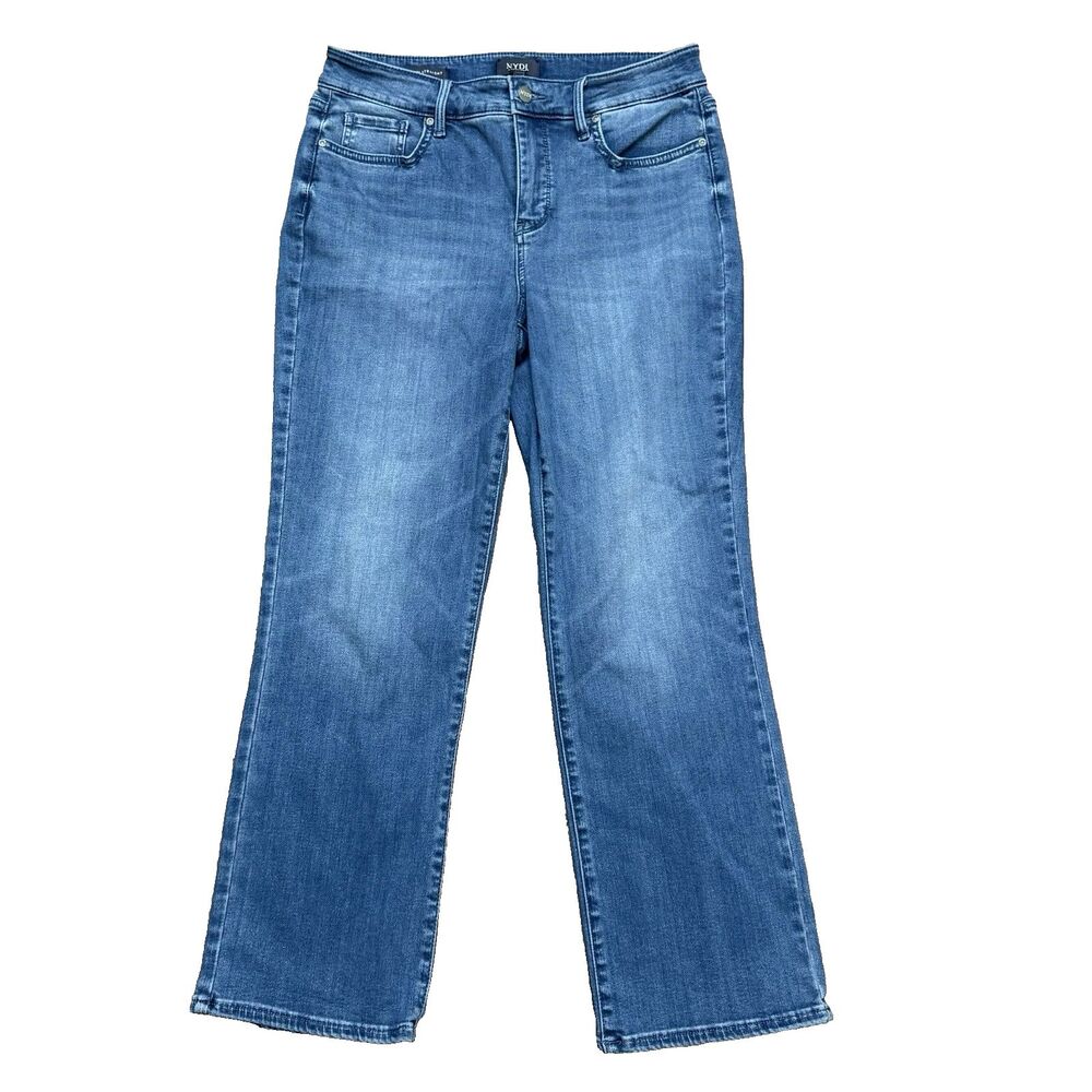 NYDJ Women’s 10 Jeans Pants Marilyn Straight Leg Lift Tuck Sure Stretch 2512